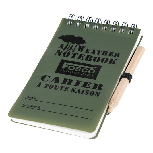 Fosco All Weather Notitieboek met Potlood - Notepad - Broer Outdoor - 8719298249559