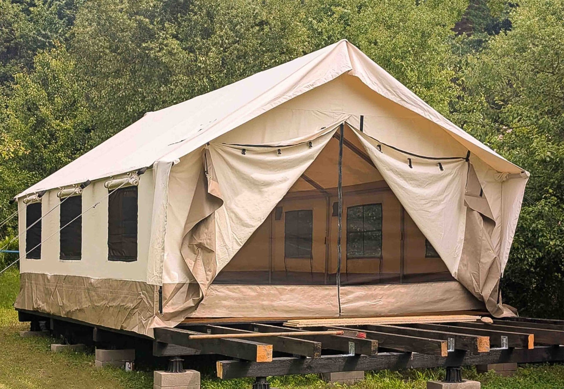 Heavy Duty Safari Tent - Broer Outdoor - 5407011668161
