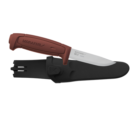 Morakniv Basic 511 Carbon Steel Mes Rood