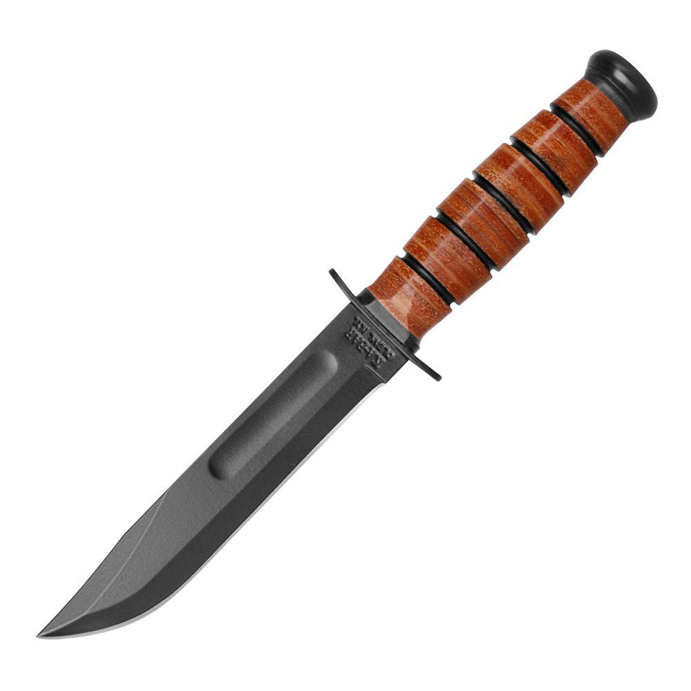 Ka - Bar 1250 Short USMC Vaststaand Mes - Vaststaand Mes - Broer Outdoor - 617717212505