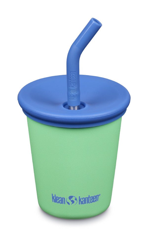 Klean Kanteen Kid Cup kinderbeker met rietje en deksel 296 ml - Kid Kanteen - Broer Outdoor - 763332080804