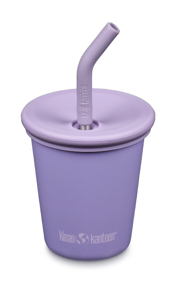 Klean Kanteen Kid Cup kinderbeker met rietje en deksel 296 ml - Kid Kanteen - Broer Outdoor - 763332080828