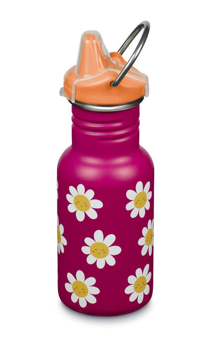 Klean Kanteen Kid Kanteen drinkfles met tuitdop (Sippy Cap) 355 ml - Kid Kanteen - Broer Outdoor - 763332080606