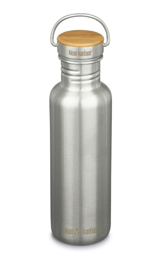 Klean Kanteen Reflect waterfles 27oz RVS met bamboe dop - Reflect - Broer Outdoor - 763332067218
