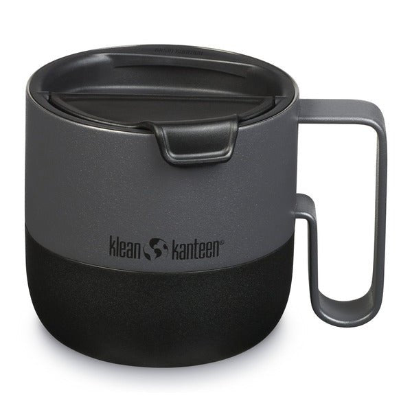 Klean Kanteen Rise Mug 414 ml beker met flip lid RVS - Rise Drinkware - Broer Outdoor - 8785350673341