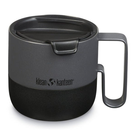 Klean Kanteen Rise Mug 414 ml beker met flip lid RVS - Rise Drinkware - Broer Outdoor - 8785350673341