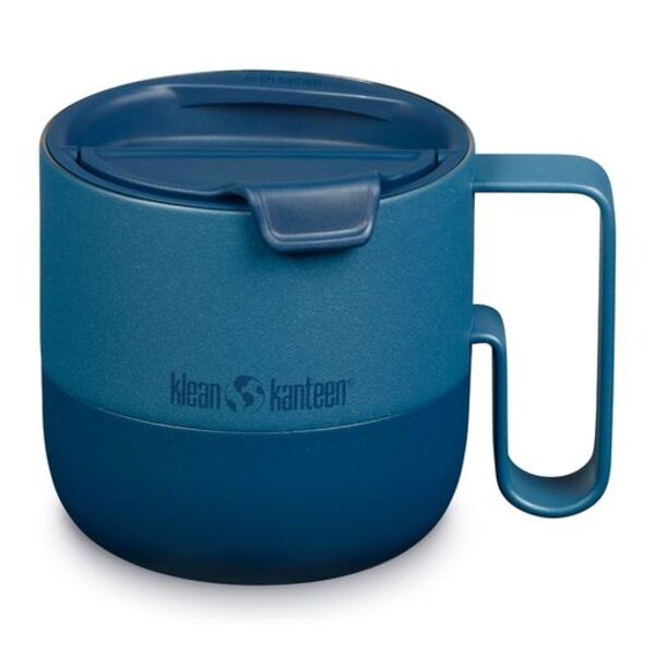 Klean Kanteen Rise Mug 414 ml beker met flip lid RVS - Rise Drinkware - Broer Outdoor - 763332074391