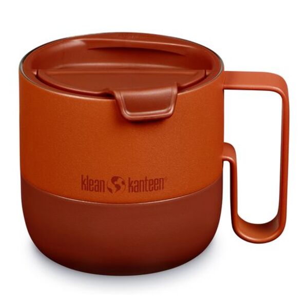 Klean Kanteen Rise Mug 414 ml beker met flip lid RVS - Rise Drinkware - Broer Outdoor - 763332074414