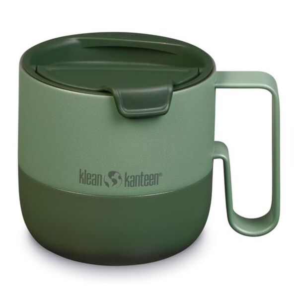 Klean Kanteen Rise Mug 414 ml beker met flip lid RVS - Rise Drinkware - Broer Outdoor - 763332074377