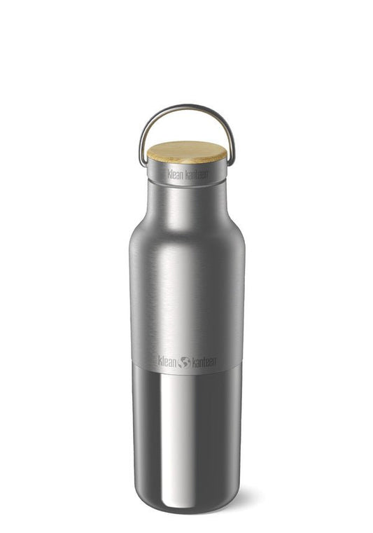 Klean Kanteen Rise Reflect 473 ml waterfles met bamboe dop - Insulated Reflect - Broer Outdoor - 763332082860