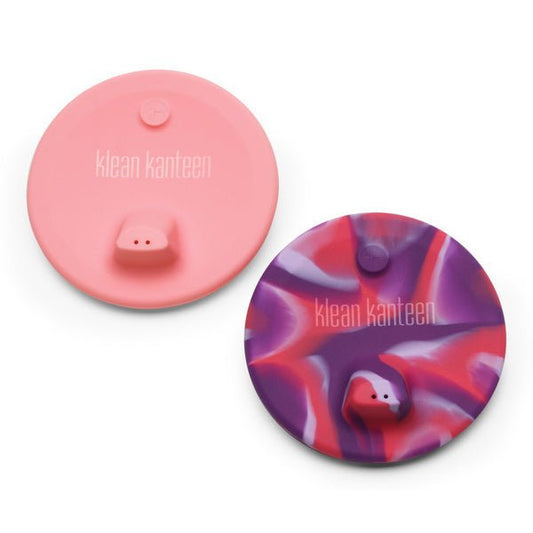 Klean Kanteen Sippy Lid siliconen tuitdeksel voor kinderbeker 296 ml 2 pack - Accessories & Caps - Broer Outdoor - 763332074896