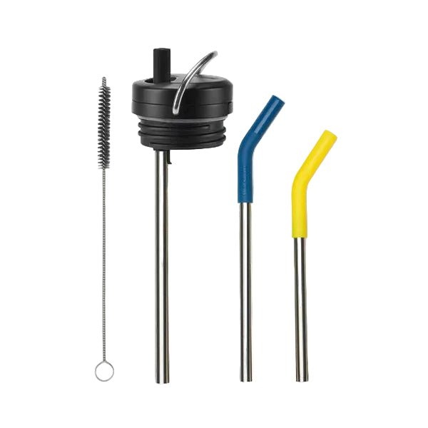Klean Kanteen TKWide Twist Cap met Straw Kit - Accessories & Caps - Broer Outdoor - 763332077354