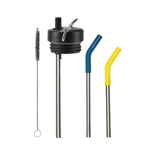 Klean Kanteen TKWide Twist Cap met Straw Kit - Accessories & Caps - Broer Outdoor - 763332077354