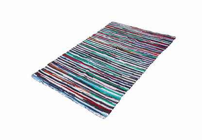 Kleurrijk Tenttapijt 120 x 180 cm Gerecycled Katoen - Picknickdekens - Broer Outdoor - 5407011663272