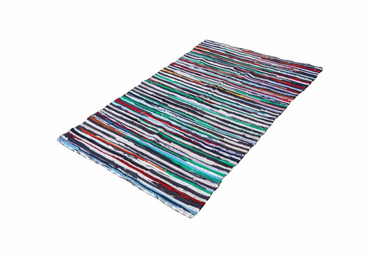 Kleurrijk Tenttapijt 120 x 180 cm Gerecycled Katoen - Picknickdekens - Broer Outdoor - 5407011663272