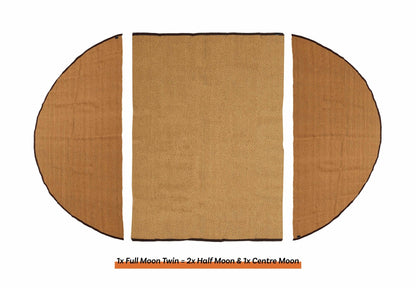 Kokosmat Rechthoek 220 x 380 cm - Tentgrondzeilen - Broer Outdoor - 5407011660554