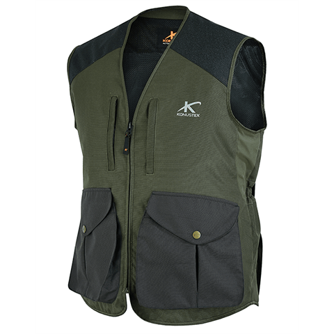 Konus Notable XL Outdoorvest Groen - Broer Outdoor - 8002620003678