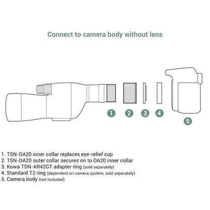 Kowa Digiscoping Adapter TSN - DA20 - Broer Outdoor - 4987646102298