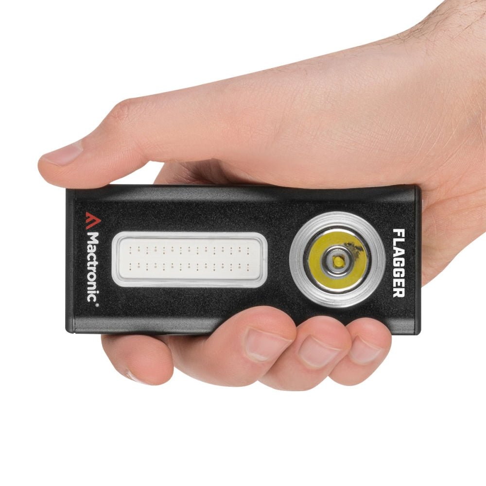 Mactronic Flagger signaallamp 500 lumen oplaadbaar met rood groen licht - Zaklamp - Broer Outdoor - 5907596141092
