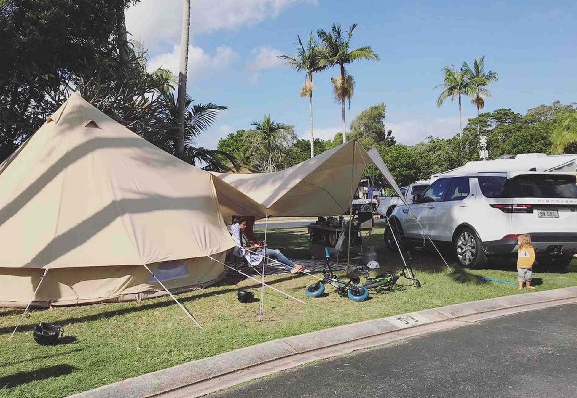 Malu Vierkante Luifel 14,4 m² - Tarp - Broer Outdoor - 5407011664699