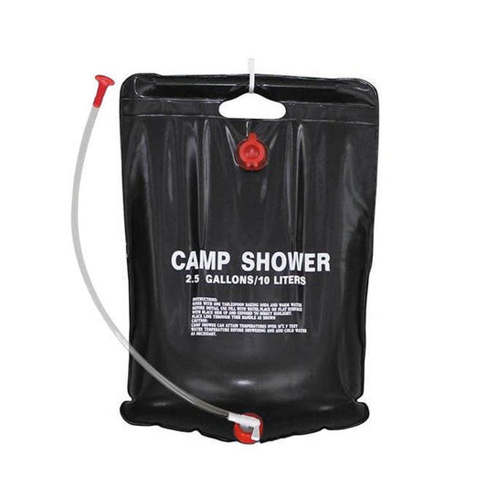 MFH Reisdouche 10 liter PVC opvouwbaar met zonneverwarming - Portable Shower - Broer Outdoor - 4044633040503
