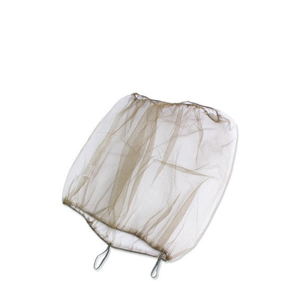 Mil - Tec Hoofd Muggennet groen met trekkoord - Anti - Mosquito Mesh - Broer Outdoor - 4046872150883