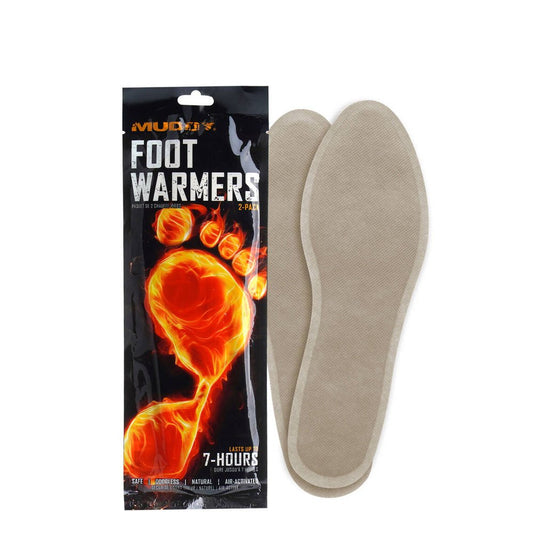 Muddy voetwarmers 1 paar natuurlijke warmte voor koude voeten - Chemical Foot Warmer - Broer Outdoor - 888151048412