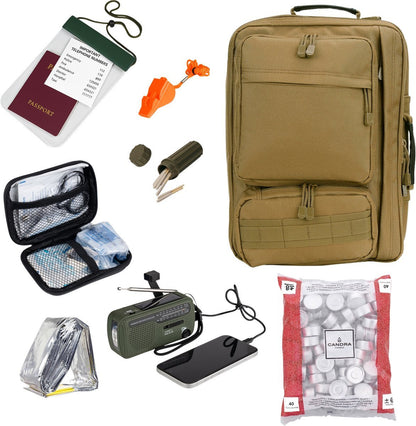 Noodpakket Noodzakelijk met alleen de meest essentiële items 8 - delig - Noodpakket - Broer Outdoor - 8785350671651