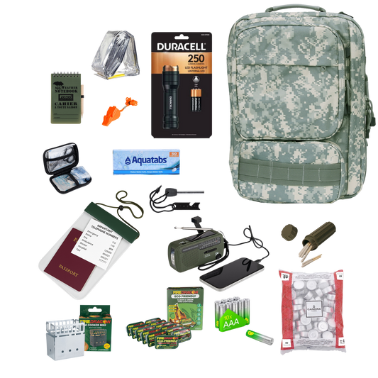 Noodpakket Standaard Samengesteld met noodzakelijke items 15 - delig - Noodpakket - Broer Outdoor - 8785350671804