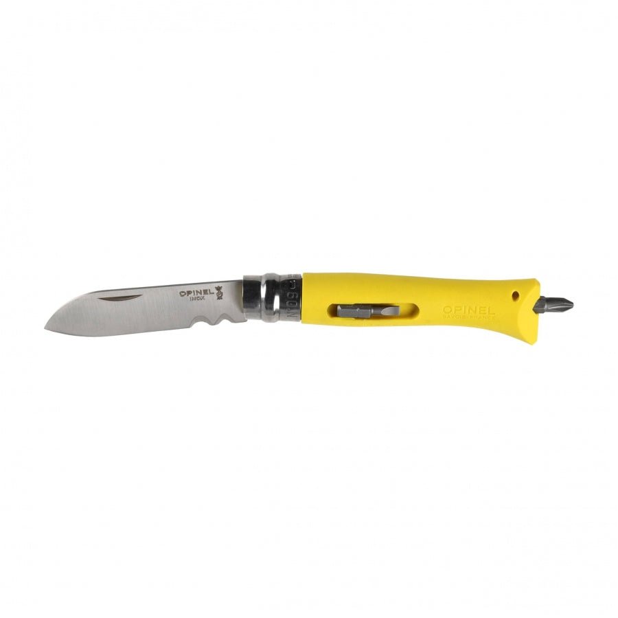 Opinel DIY N°09 zakmes multifunctioneel met bit houder en Virobloc - Vouwmes - Broer Outdoor - 3123840021381