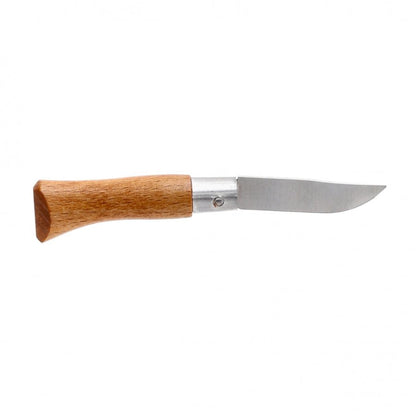 Opinel N°02 Carbon zakmes compact EDC met koolstofstaal - Vouwmes - Broer Outdoor - 3123841110206