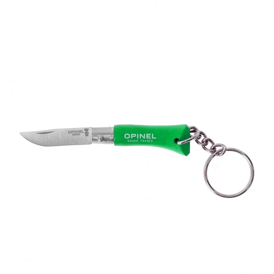 Opinel N°02 Colorama Inox zakmes sleutelhanger compact RVS - Vouwmes - Broer Outdoor - 3123840022739