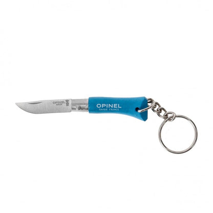 Opinel N°02 Colorama Inox zakmes sleutelhanger compact RVS - Vouwmes - Broer Outdoor - 3123840022708