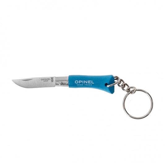 Opinel N°02 Colorama Inox zakmes sleutelhanger compact RVS - Vouwmes - Broer Outdoor - 3123840022708