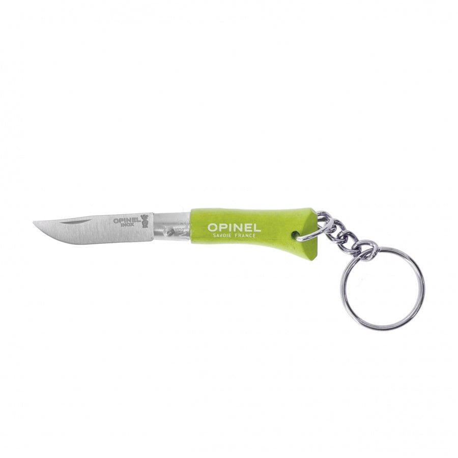 Opinel N°02 Colorama Inox zakmes sleutelhanger compact RVS - Vouwmes - Broer Outdoor - 3123840022715