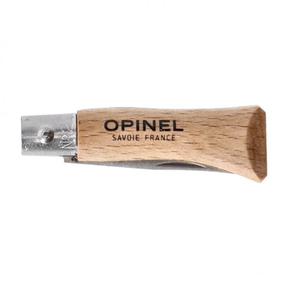 Opinel N°02 Inox zakmes sleutelhanger compact RVS - Vouwmes - Broer Outdoor - 3123840010705