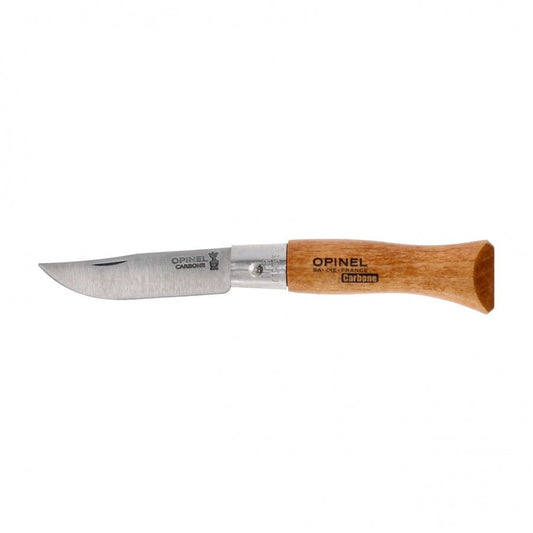 Opinel N°03 Carbon zakmes compact EDC met koolstofstaal - Vouwmes - Broer Outdoor - 3123841110305