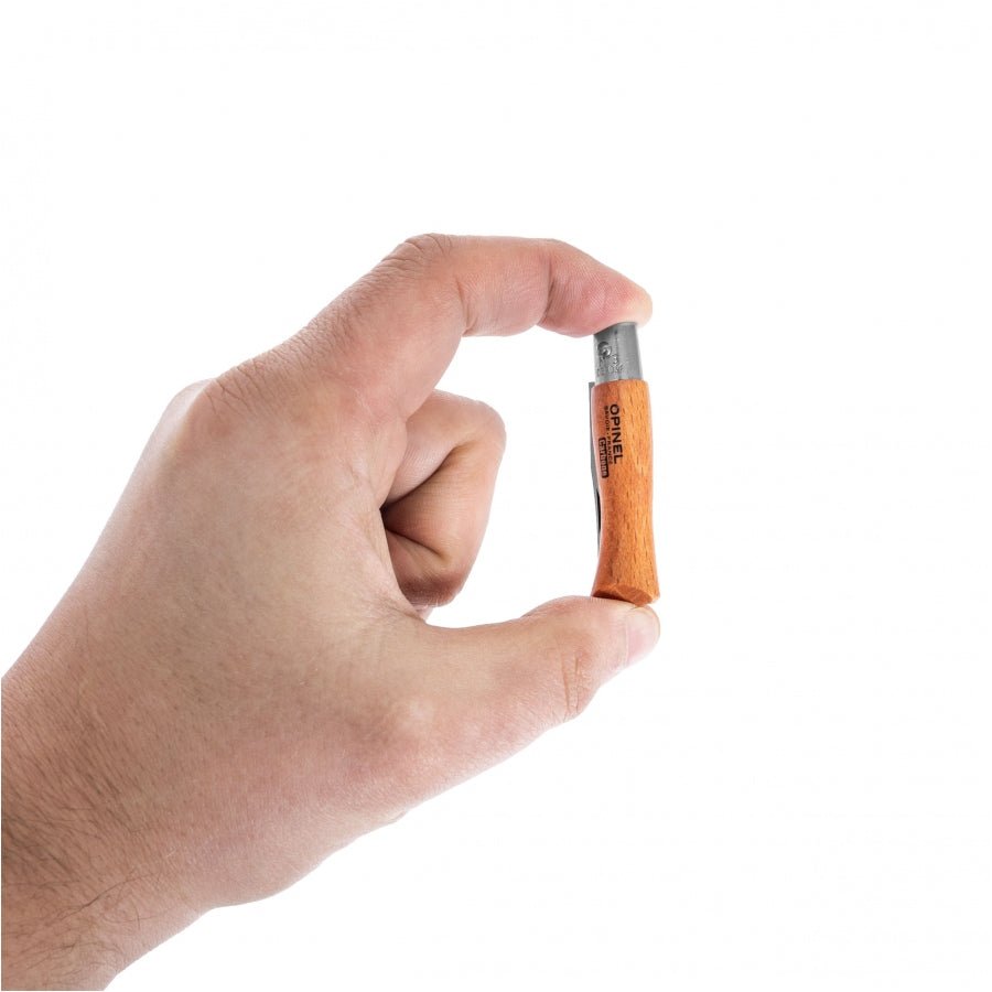 Opinel N°03 Carbon zakmes compact EDC met koolstofstaal - Vouwmes - Broer Outdoor - 3123841110305