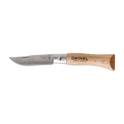 Opinel N°03 Inox zakmes compact EDC lichtgewicht RVS - Vouwmes - Broer Outdoor - 3123840010712