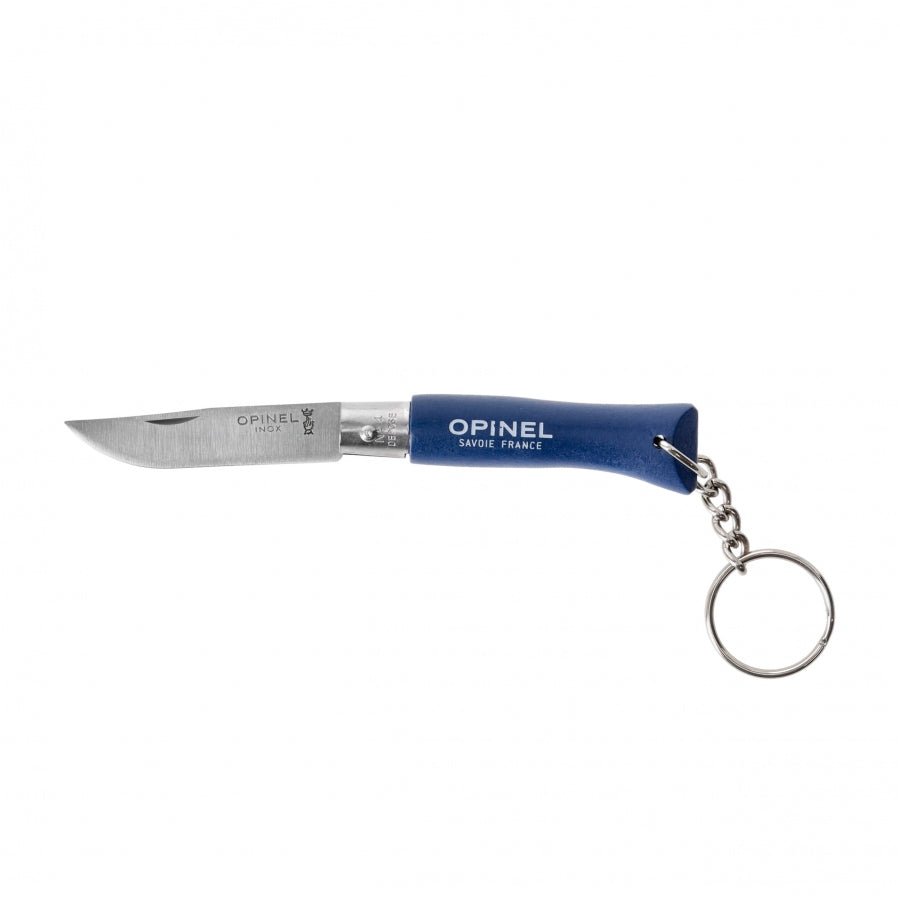 Opinel N°04 Colorama Inox zakmes sleutelhanger compact RVS - Vouwmes - Broer Outdoor - 3123840022692