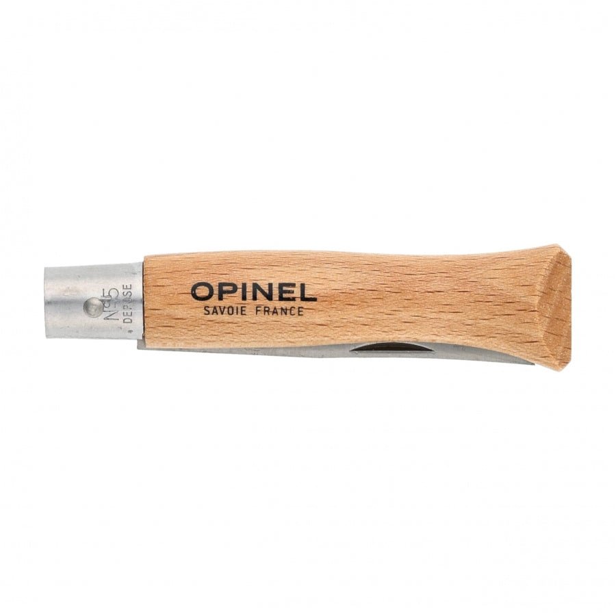 Opinel N°05 Inox zakmes compact EDC roestvrij staal - Vouwmes - Broer Outdoor - 3123840010729