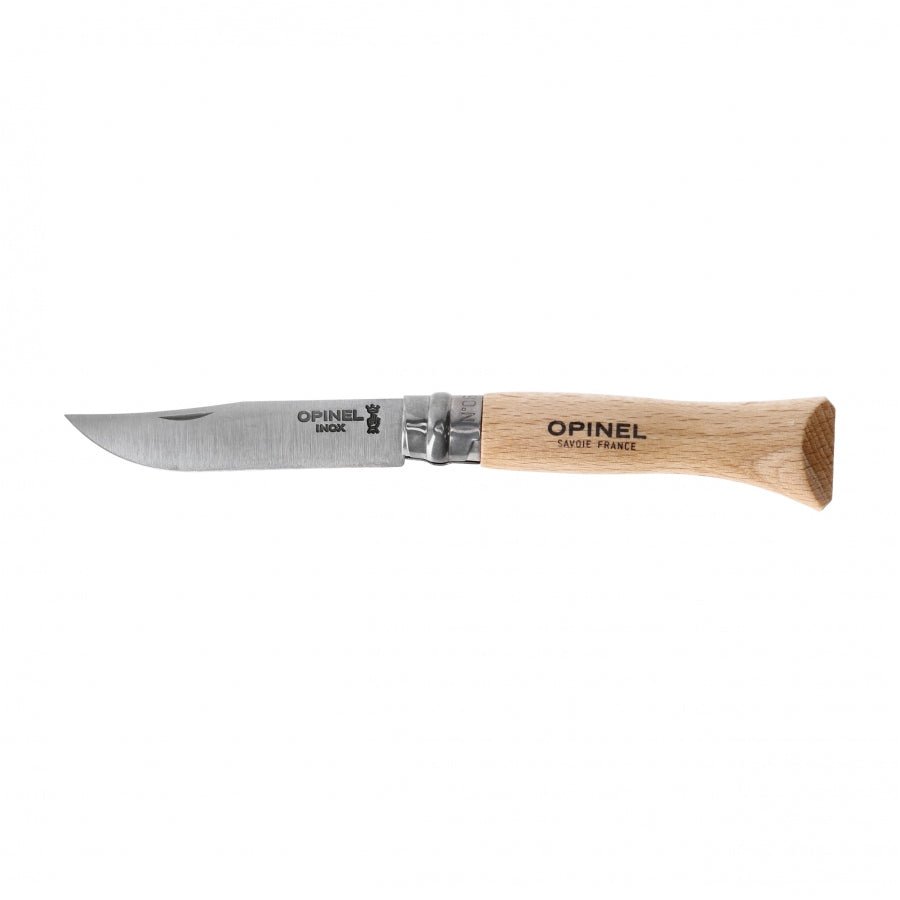 Opinel N°06 Inox zakmes compact EDC met Virobloc - Vouwmes - Broer Outdoor - 3123841230607
