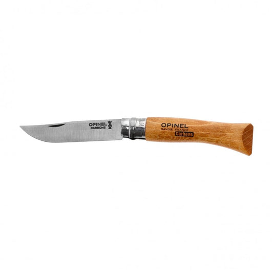 Opinel N°07 Carbon zakmes klassiek EDC met Virobloc - Vouwmes - Broer Outdoor - 3123841130709