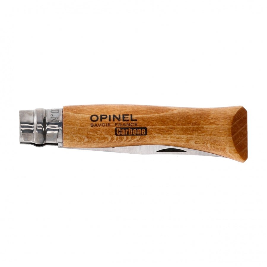 Opinel N°07 Carbon zakmes klassiek EDC met Virobloc - Vouwmes - Broer Outdoor - 3123841130709