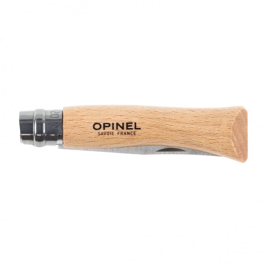 Opinel N°07 Inox zakmes klassiek EDC met Virobloc - Vouwmes - Broer Outdoor - 3123840006937