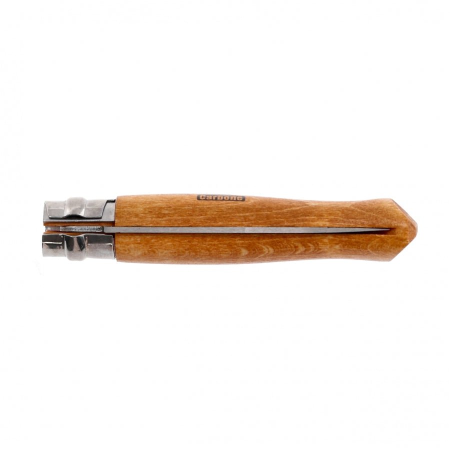 Opinel N°08 Carbon zakmes klassiek EDC met Virobloc - Vouwmes - Broer Outdoor - 3123841130808