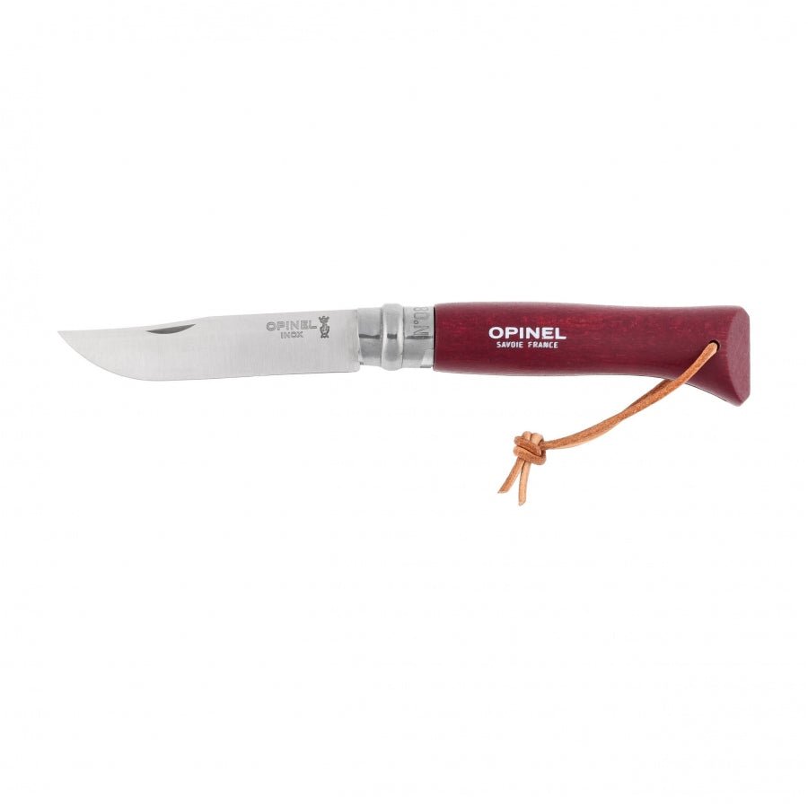Opinel N°08 Colorama Inox zakmes klassiek EDC met Virobloc - Broer Outdoor - 3123840022135