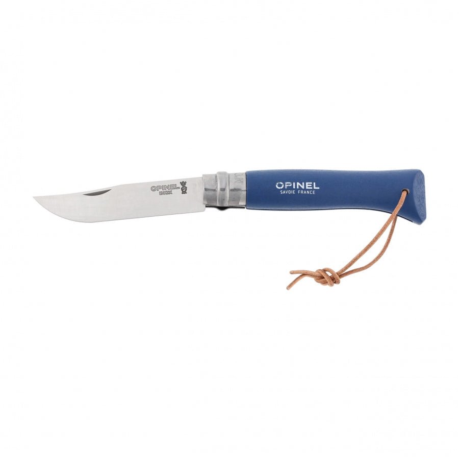 Opinel N°08 Colorama Inox zakmes klassiek EDC met Virobloc - Broer Outdoor - 3123840022128