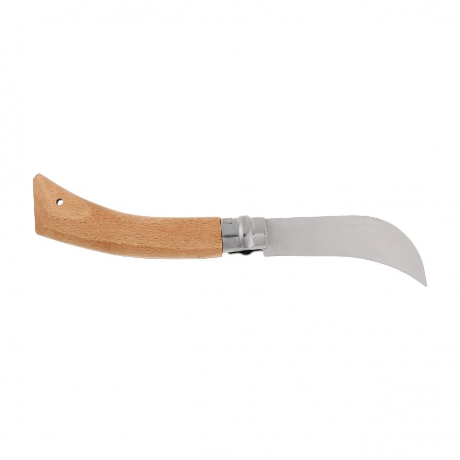 Opinel N°08 sikkelmes zakmes tuin en oogst met Virobloc - Vouwmes - Broer Outdoor - 3123841131409