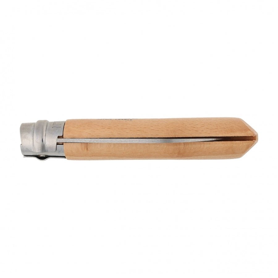 Opinel N°08 sikkelmes zakmes tuin en oogst met Virobloc - Vouwmes - Broer Outdoor - 3123841131409